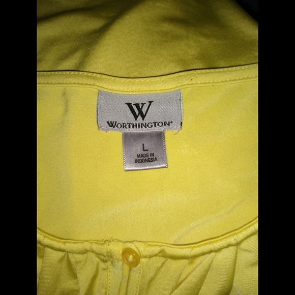 WORTHINGTON Cap Sleeve Blouse - Picture 3 of 3